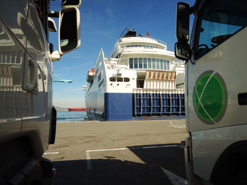 Algeciras Truck Hitchhiking