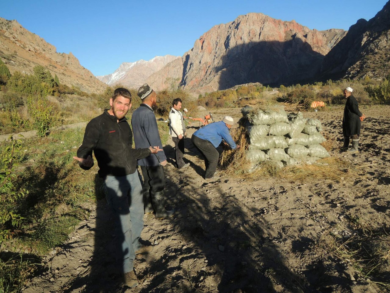 Farmers in Tajikistan