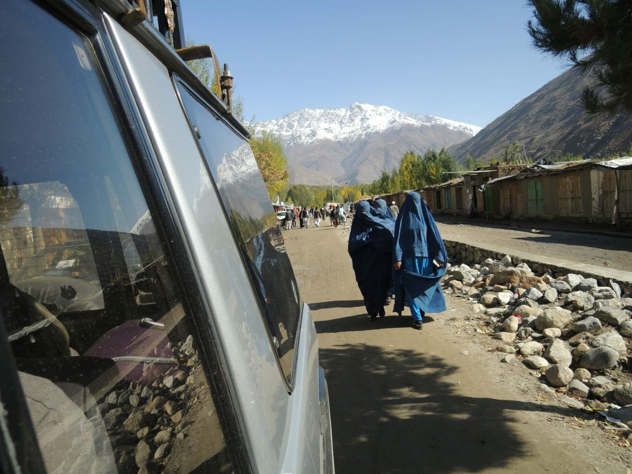 Covered women in Afghanistan