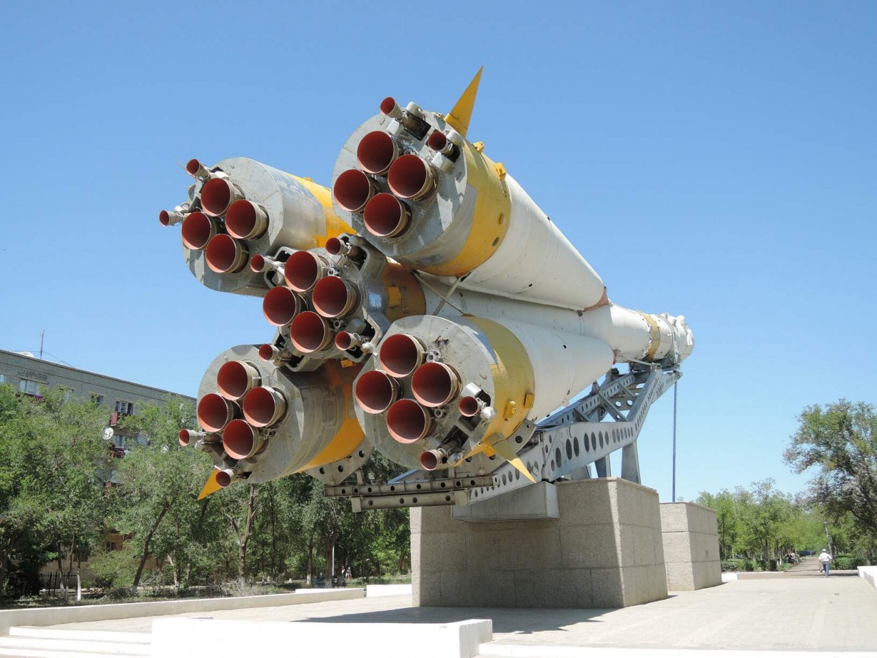 testing model of a Soyuz rocket