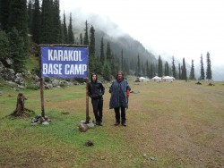 Karakol Basecamp - bad weather, bad motivation