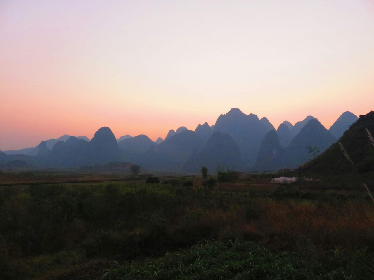 Yangshuo sunset