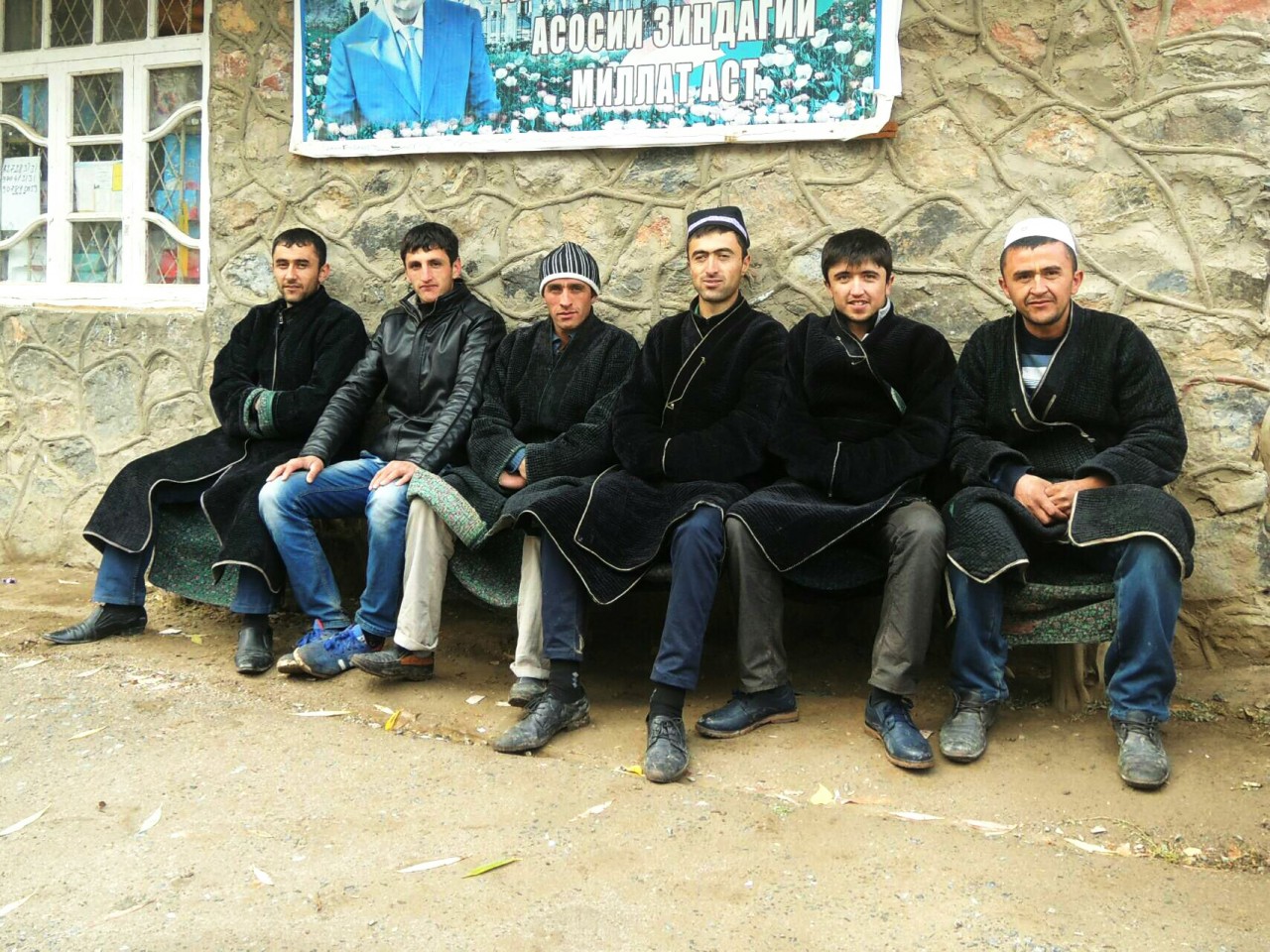 Some guys in Tajikistan