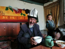 Old man in Tajikistan