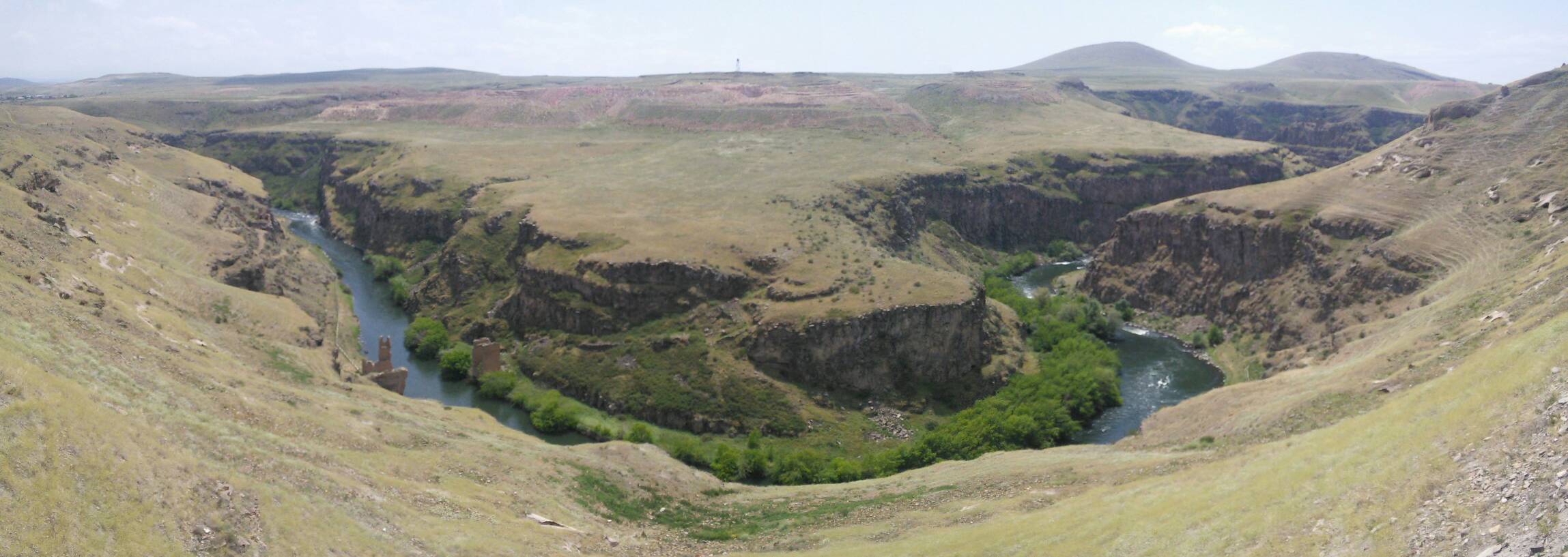 River at Ani - Border Turkey Armenia
