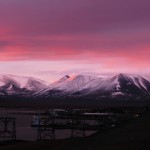 Sunrise in Adventdalen, Svalbard