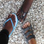 Our feet in Fadiouth